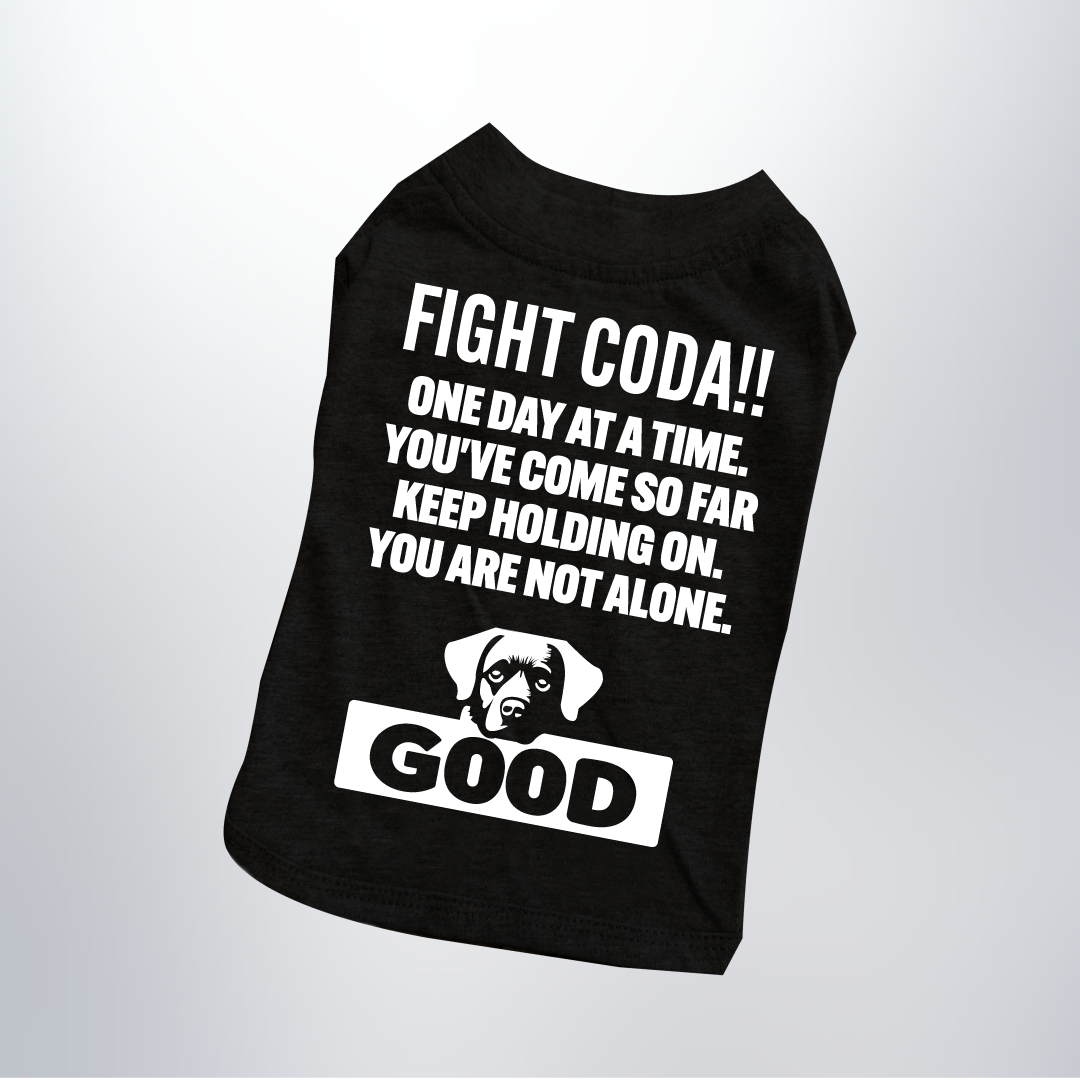 CODA TEE [FOR DOGS / BLACK]