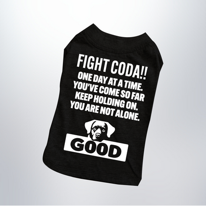 CODA TEE [FOR DOGS / BLACK]